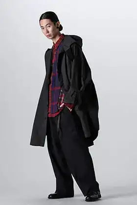 IRENISA Wide Pants Raincho Style