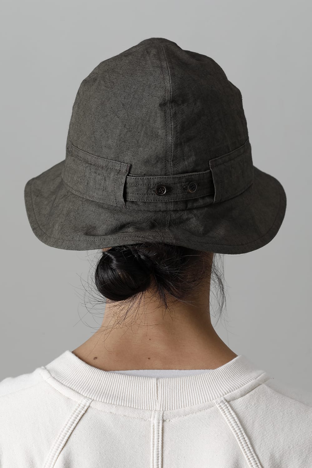 FISHERMAN'S HAT DK GREY Fine Canvas