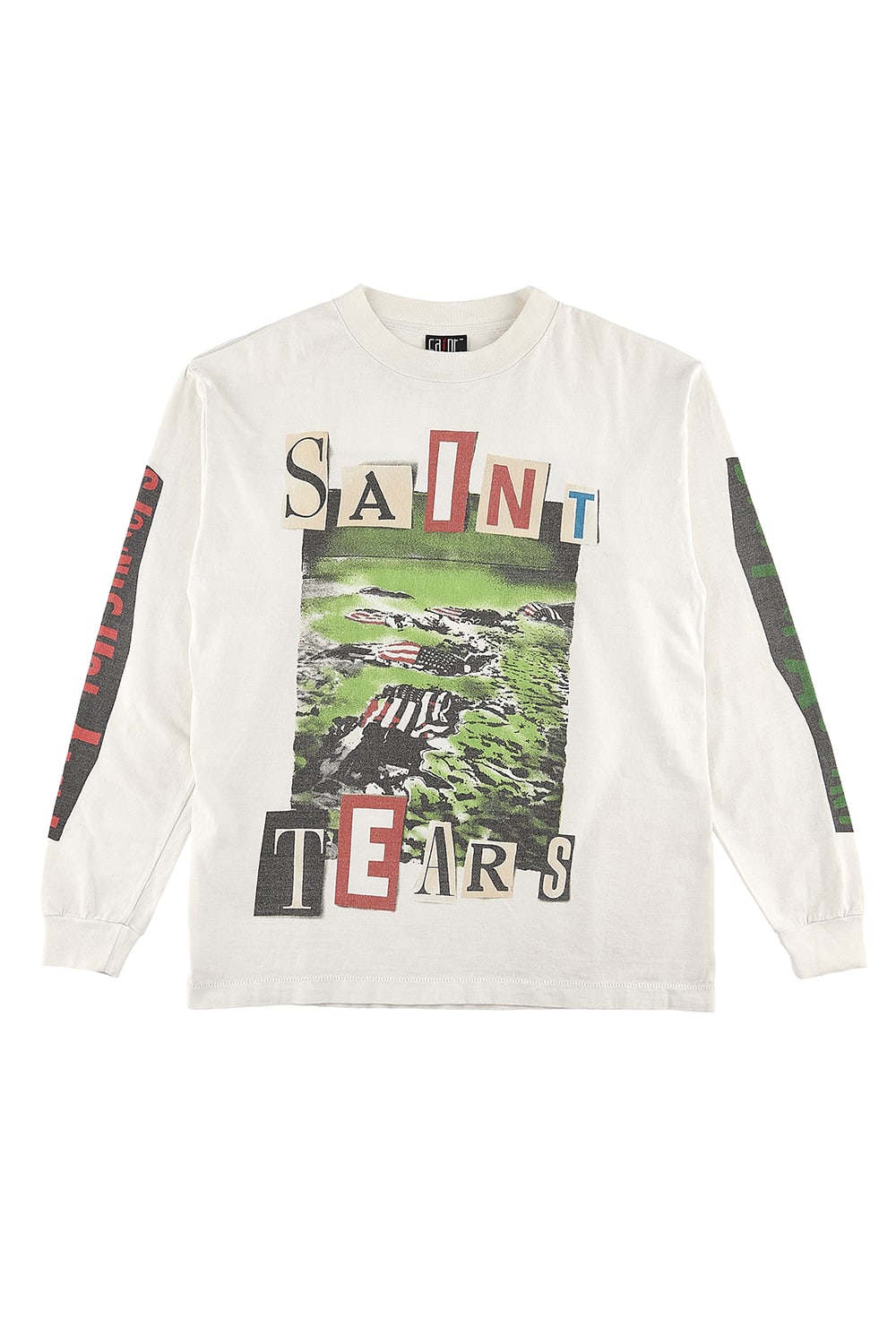 ©SAINT M×××××× × DENIM TEARS Landscape Long sleeve T-shirt