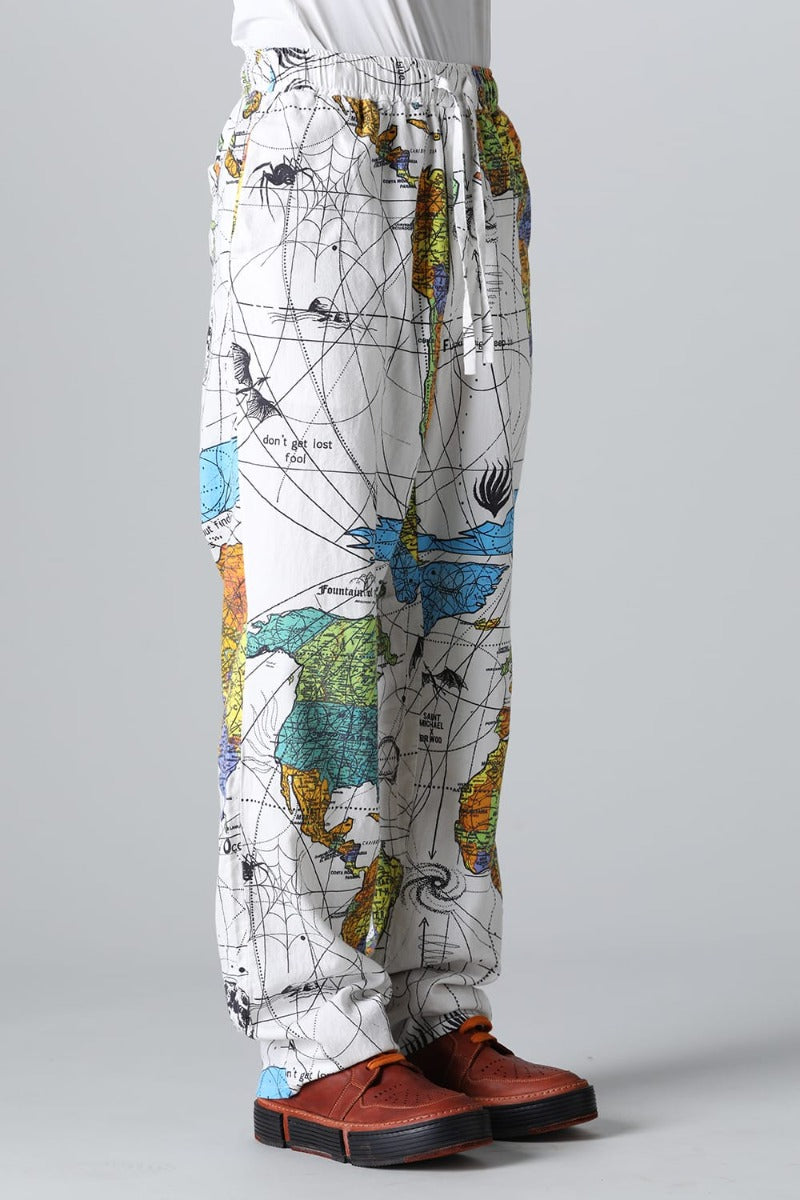 ©SAINT M×××××× × Dr. Woo WORLD MAP Pajama Pants