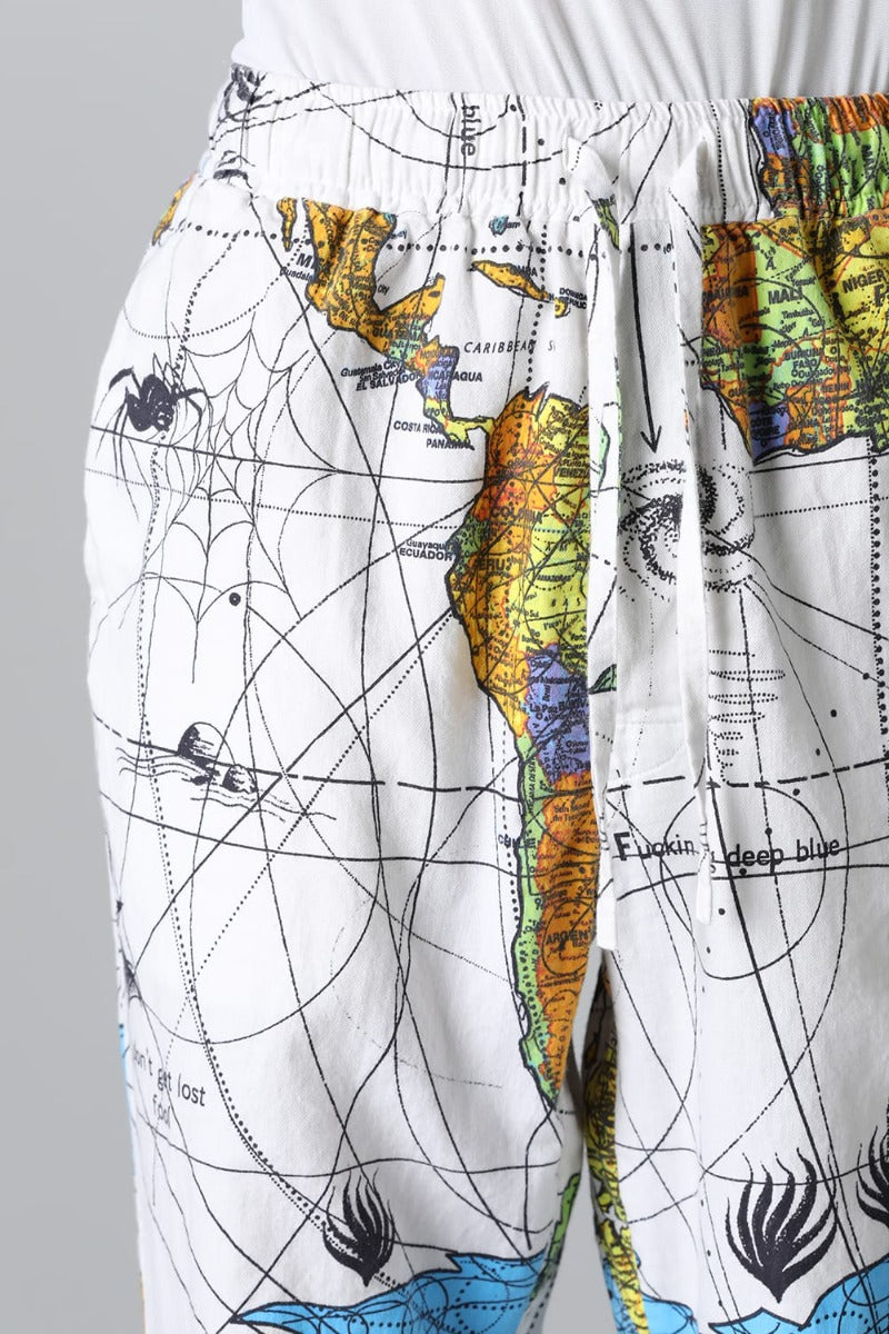 ©SAINT M×××××× × Dr. Woo WORLD MAP Pajama Pants