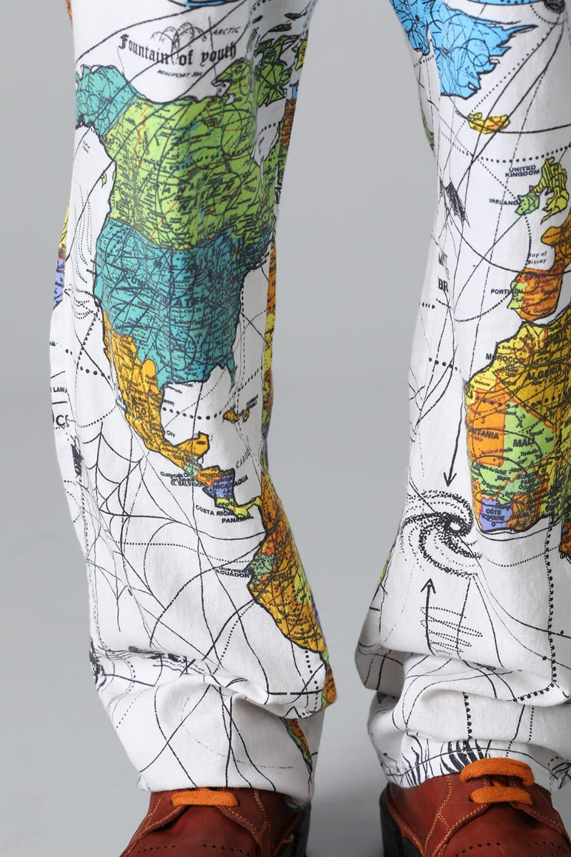 ©SAINT M×××××× × Dr. Woo WORLD MAP Pajama Pants