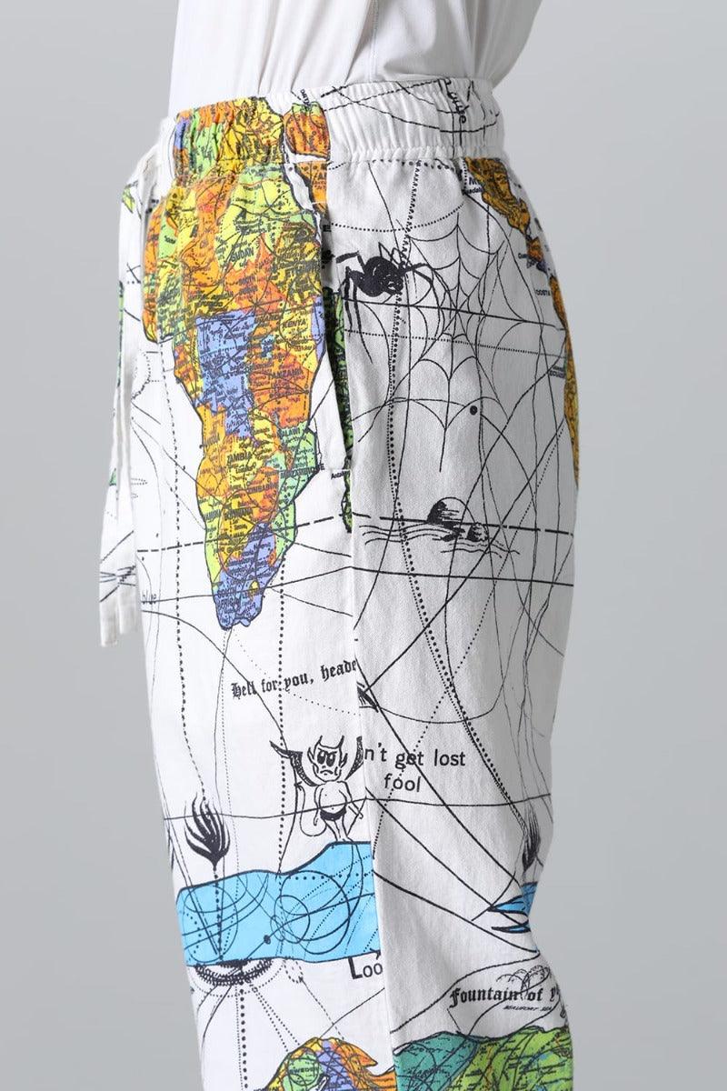 ©SAINT M×××××× × Dr. Woo WORLD MAP Pajama Pants