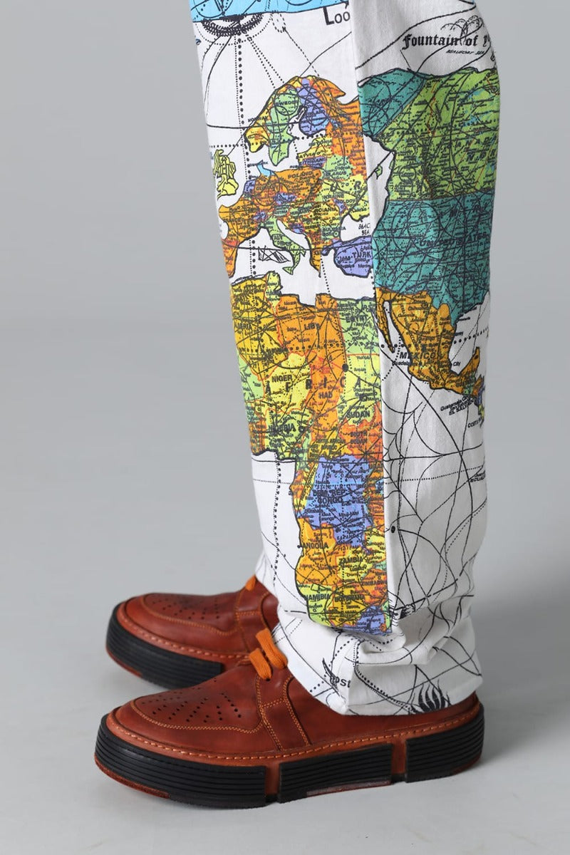 ©SAINT M×××××× × Dr. Woo WORLD MAP Pajama Pants