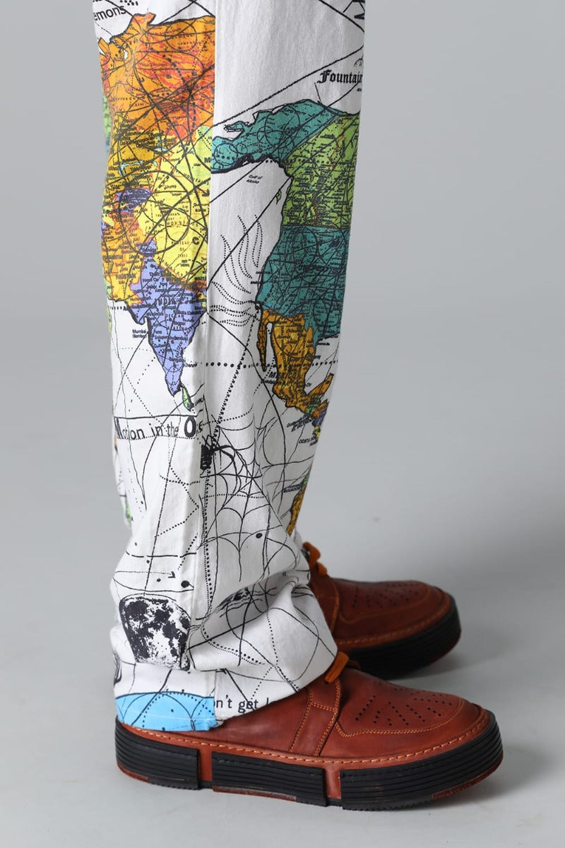 ©SAINT M×××××× × Dr. Woo WORLD MAP Pajama Pants