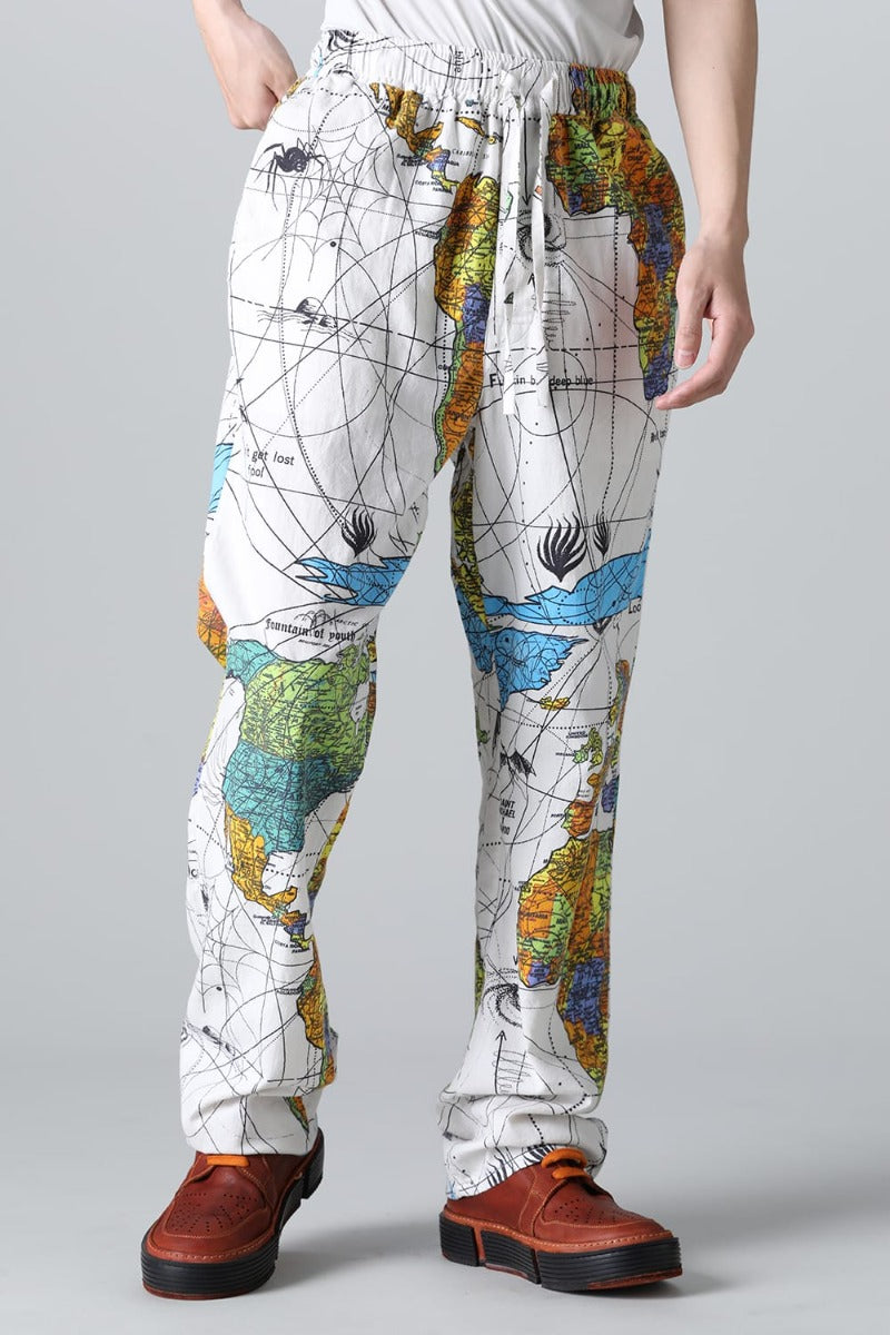 ©SAINT M×××××× × Dr. Woo WORLD MAP Pajama Pants