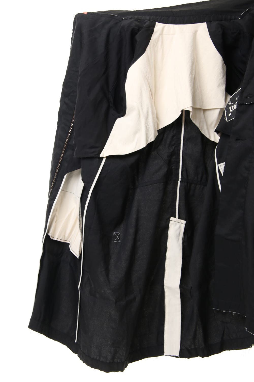 Fray processing Notched collar Coat 0M191 1103