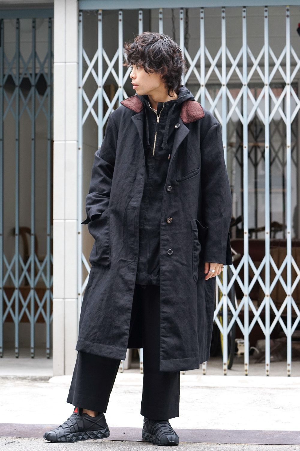 Pull Over Hooded Shirt