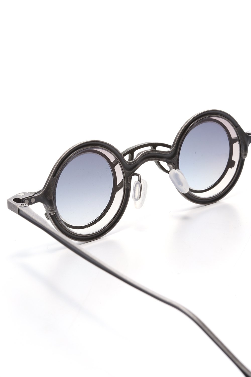 ZIGGY CHEN x RIGARDS Sterling Silver Frame Round sunglasses