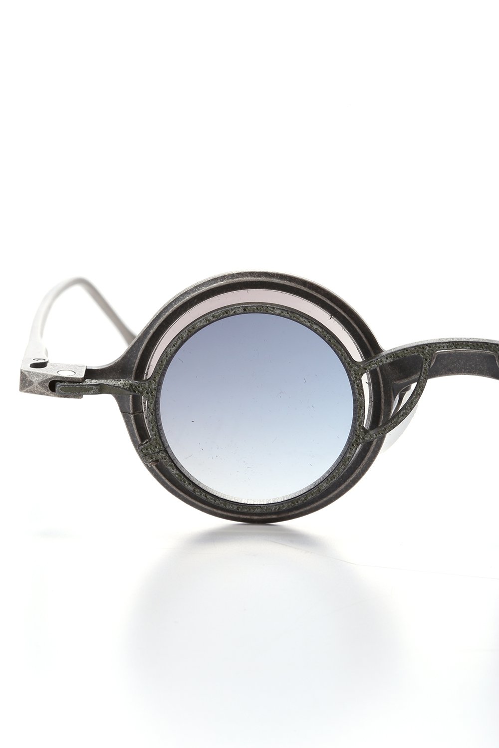ZIGGY CHEN x RIGARDS Sterling Silver Frame Round sunglasses