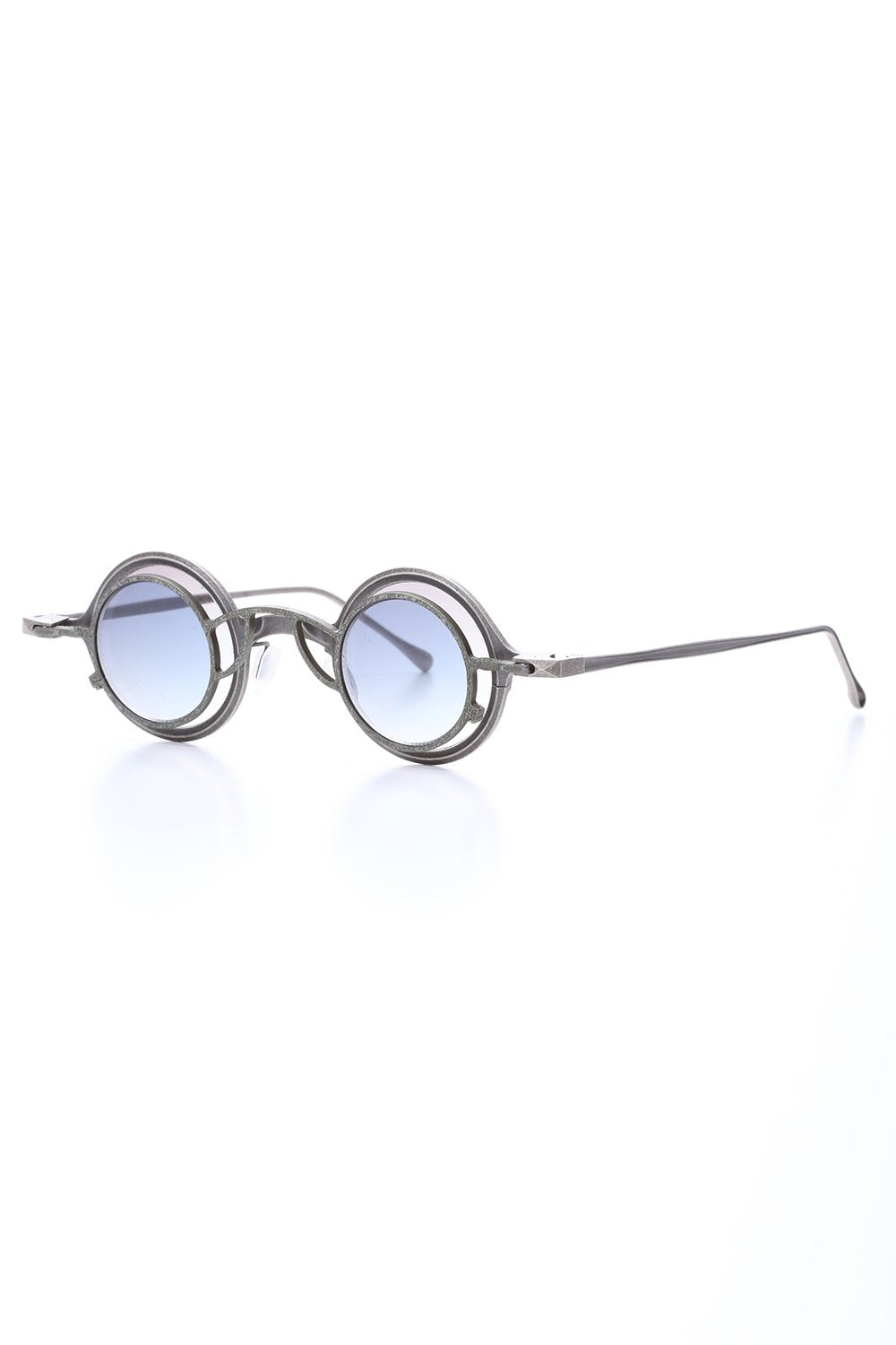 ZIGGY CHEN x RIGARDS Sterling Silver Frame Round sunglasses