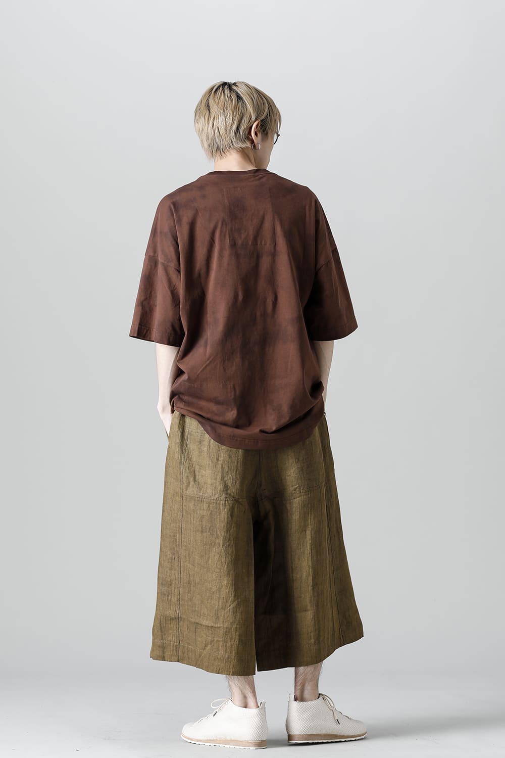 Jumbo T-Shirt With Inner Patchworks Brown