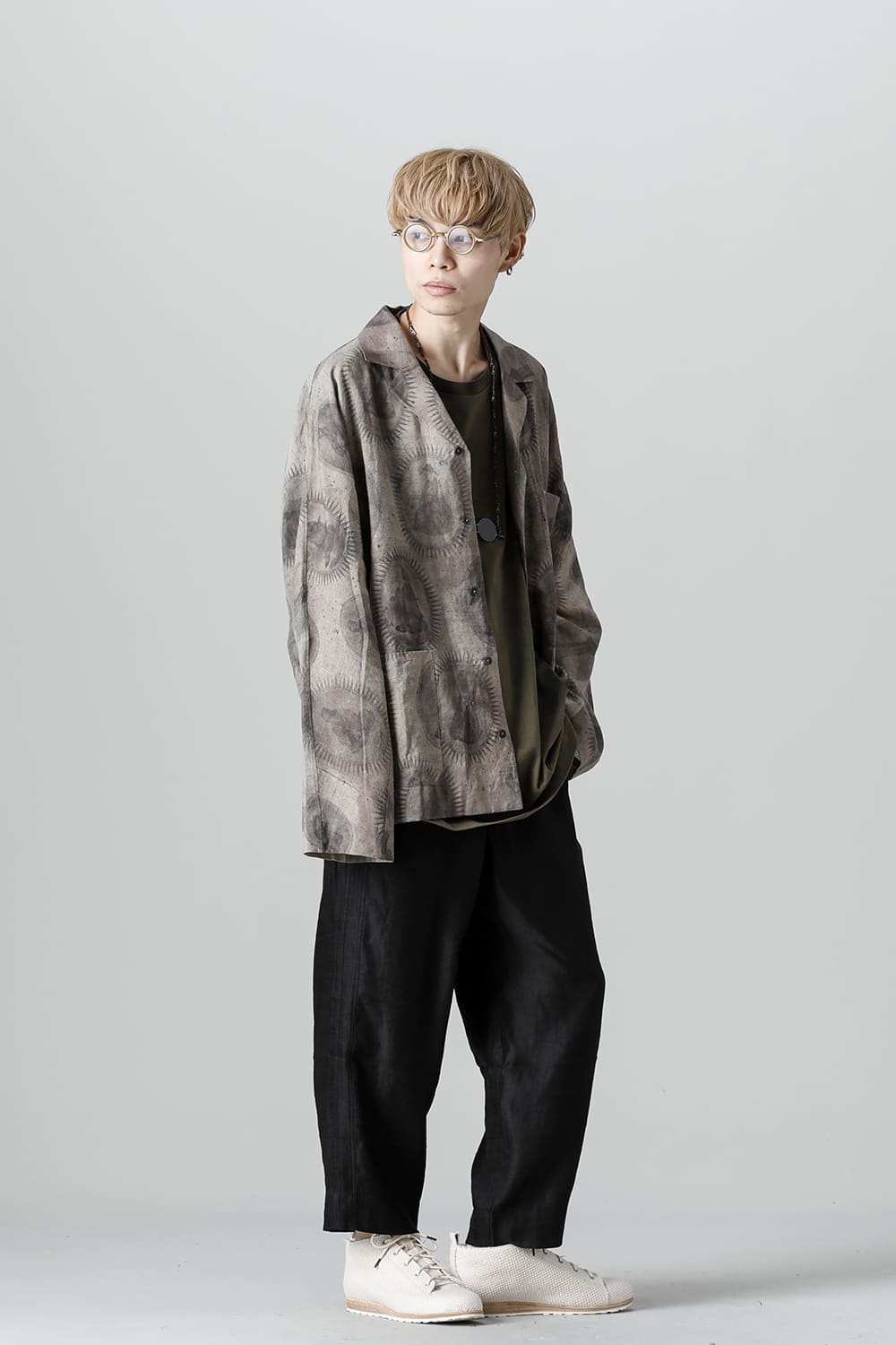 Printed Oversized Field Shirt