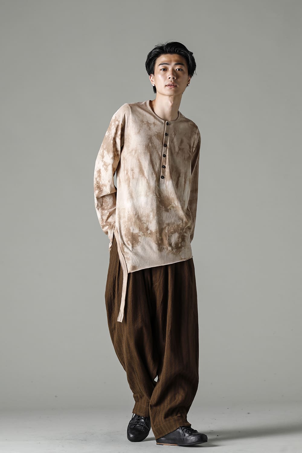 Asymmetric Longsleeve Tee Iron Coral