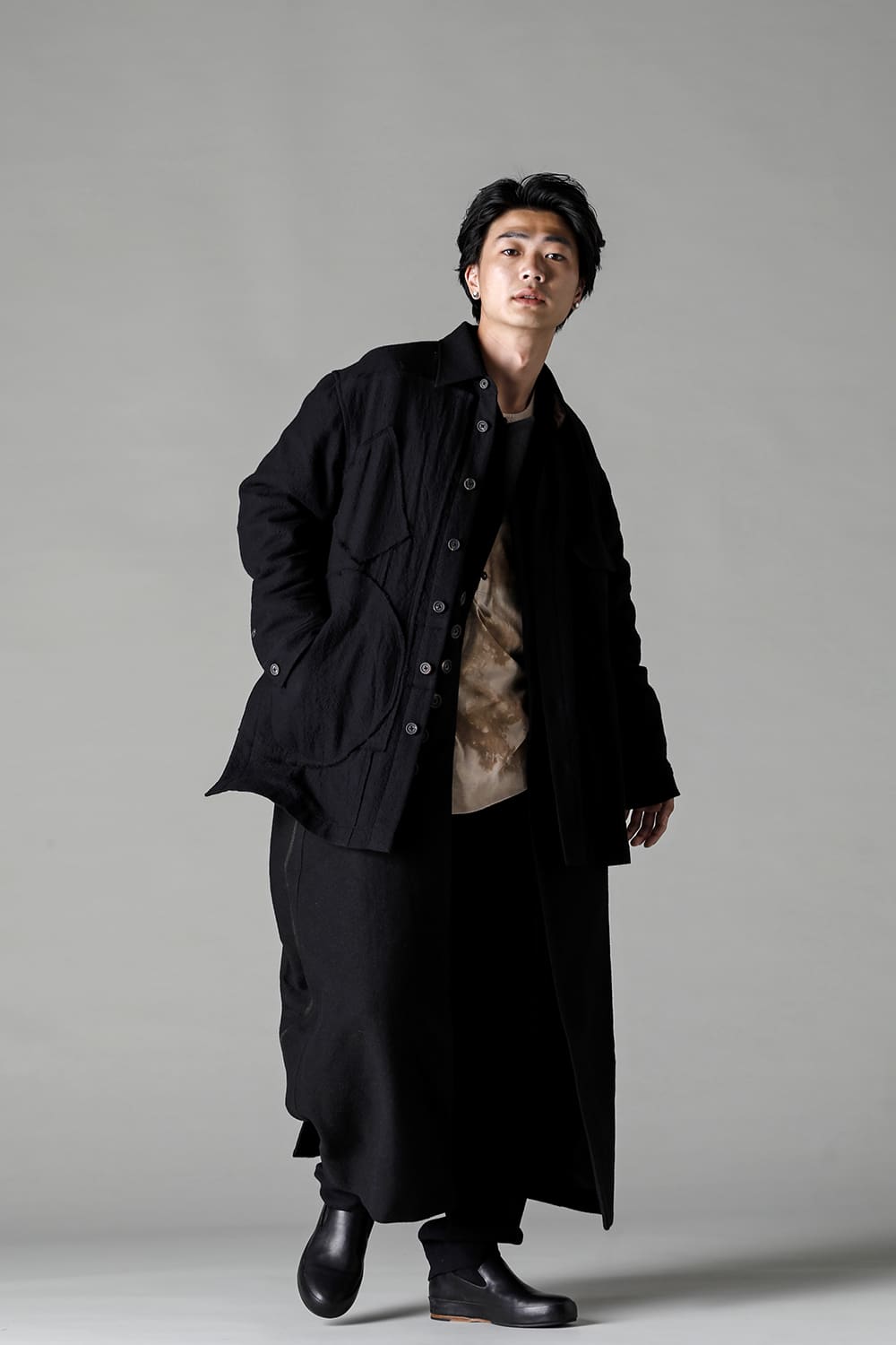Elongated Asymmetric Coat