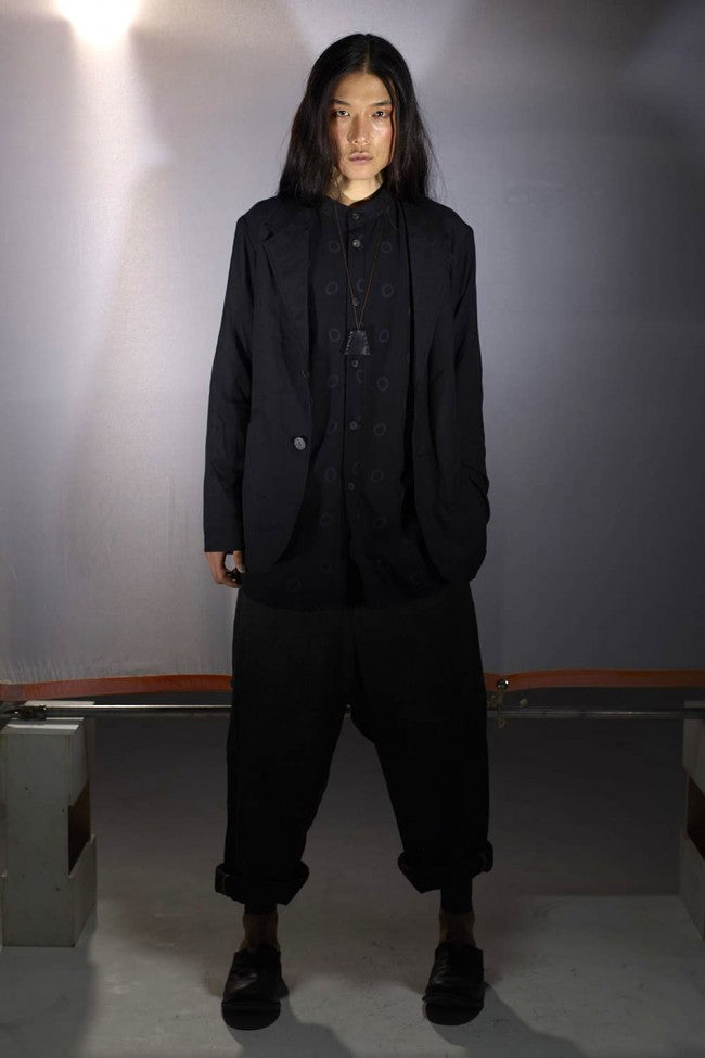 Long shirt Cotton circle print