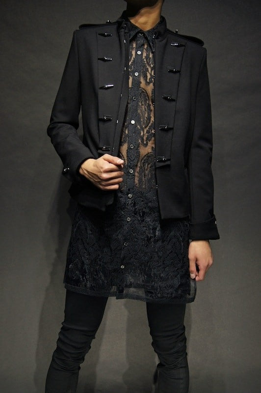 GalaabenD 16SS Matt Power Stretch Napoleon Jacket BLACK