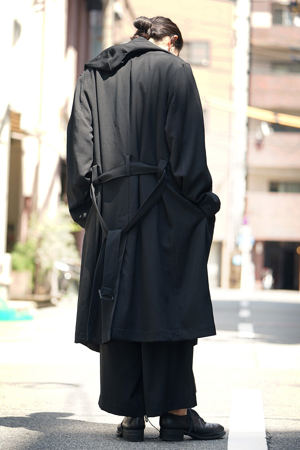 Re Gabardine Hooded Coat