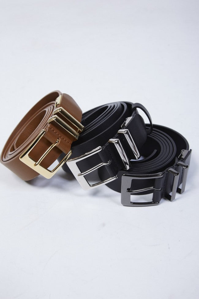OILED COW LEATHER BELT