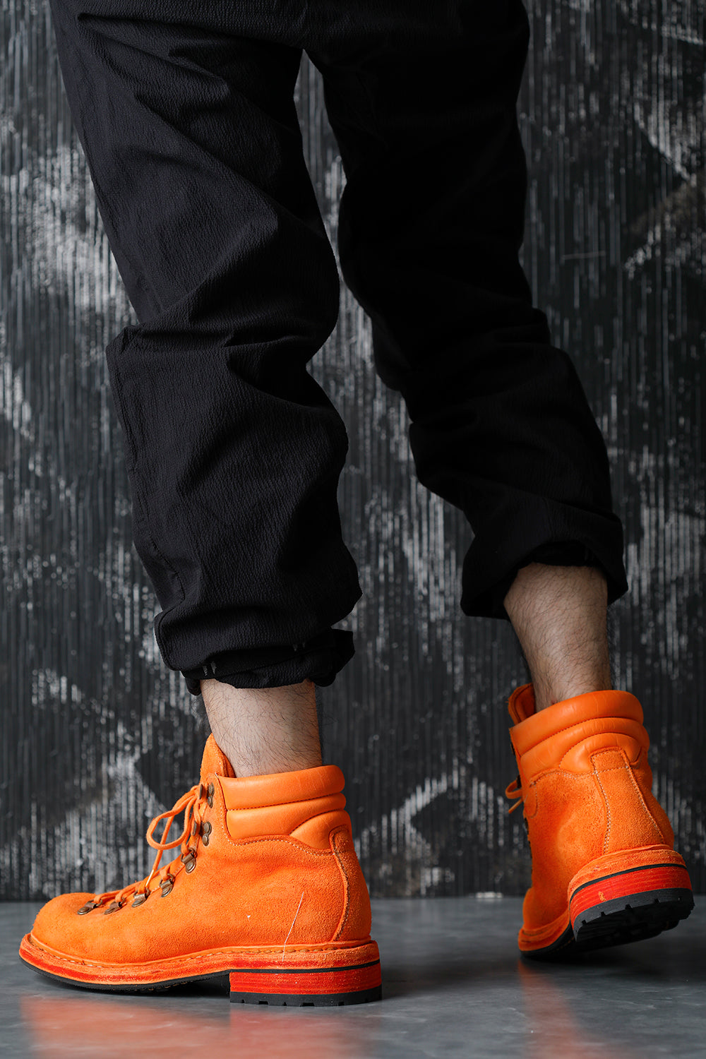 Hiking Boots Sole Rubber Horse Reverse - Orange