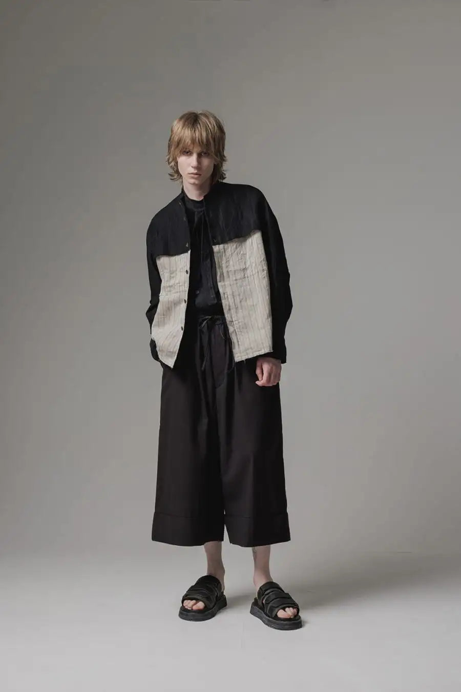 Sandals calf leather Blue Reverse