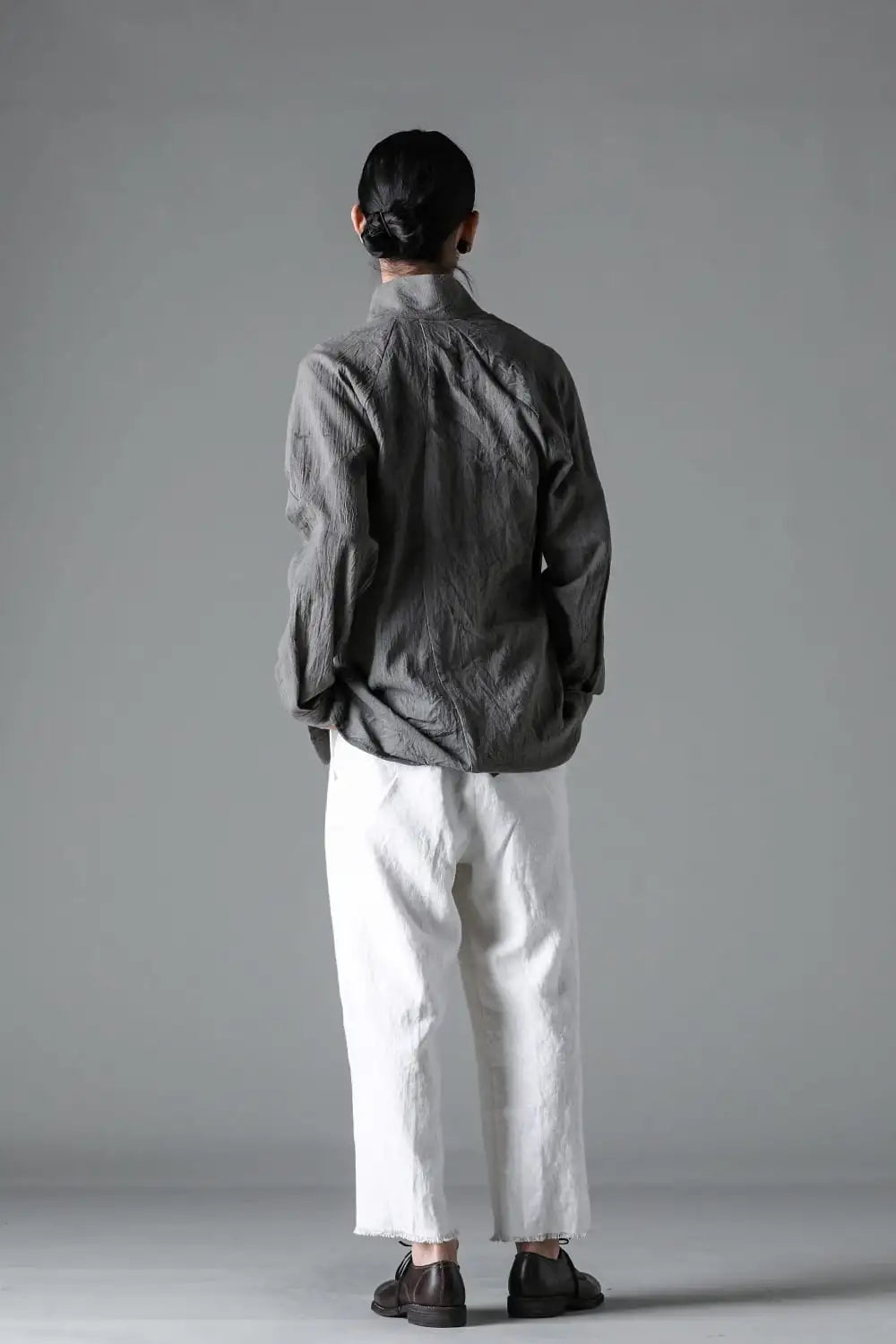 Cropped Pants - b White