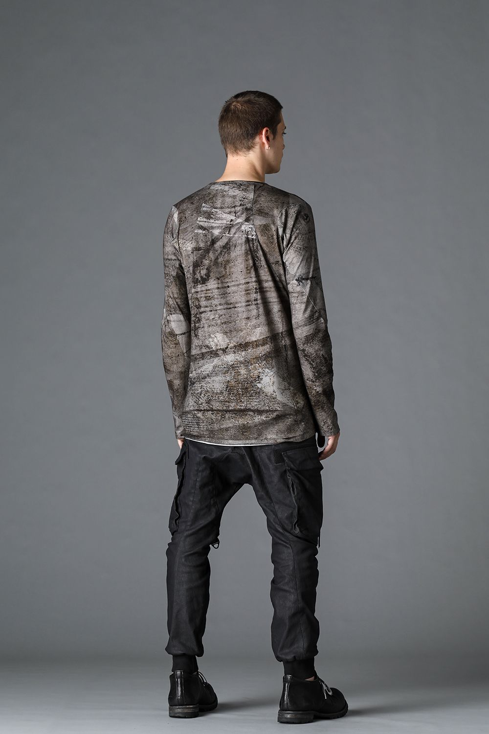 High Gauge Jersey Print Long Sleeve T-Shirt