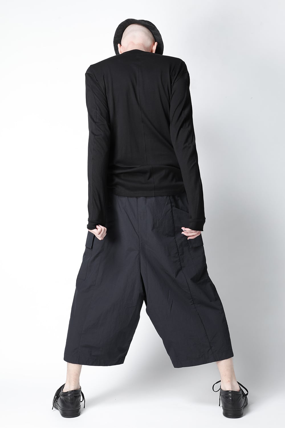 Long sleeve cotton / silk jersey Black