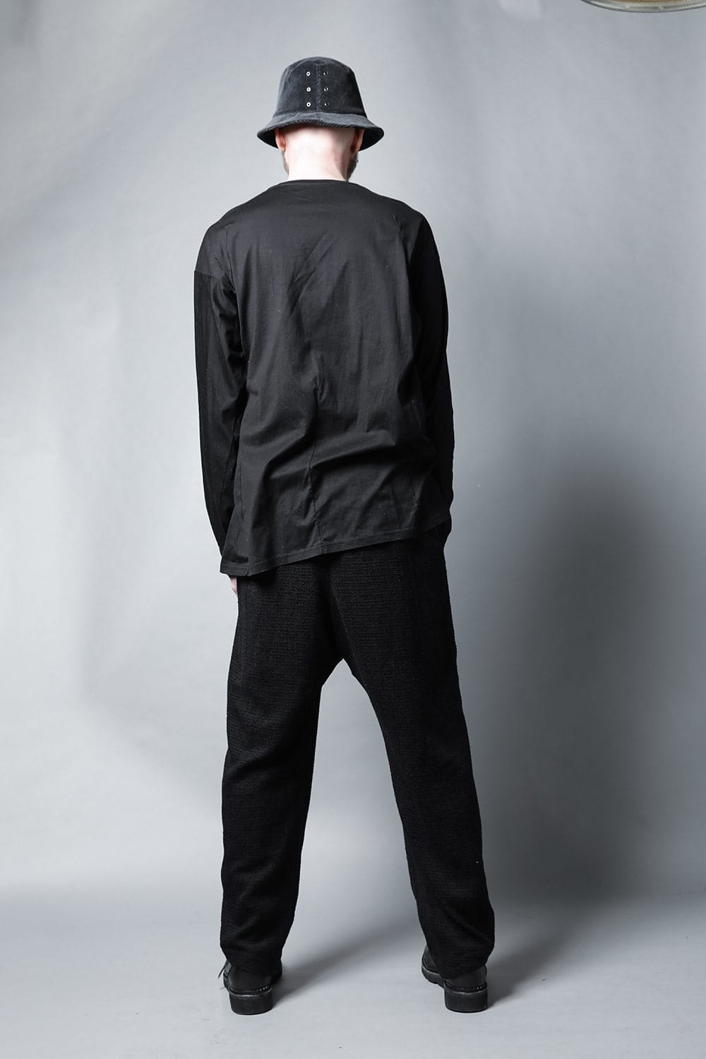 Relaxe pants Silk tweed