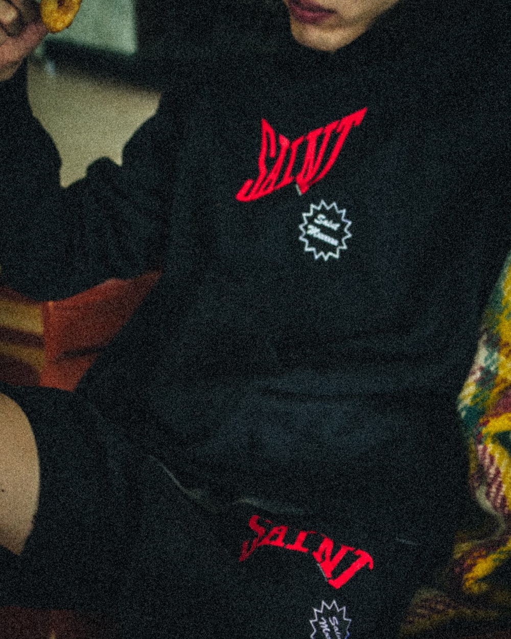 SAINT Hoodie Black