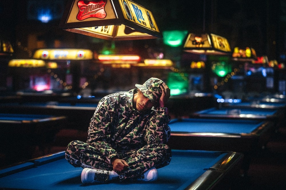 A BATHING APE® × SAINT Mxxxxxx Bucket Hat