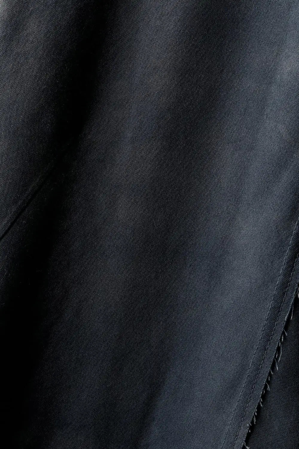 Rayon Twill Cut-Off Band Collar Shirt Dust