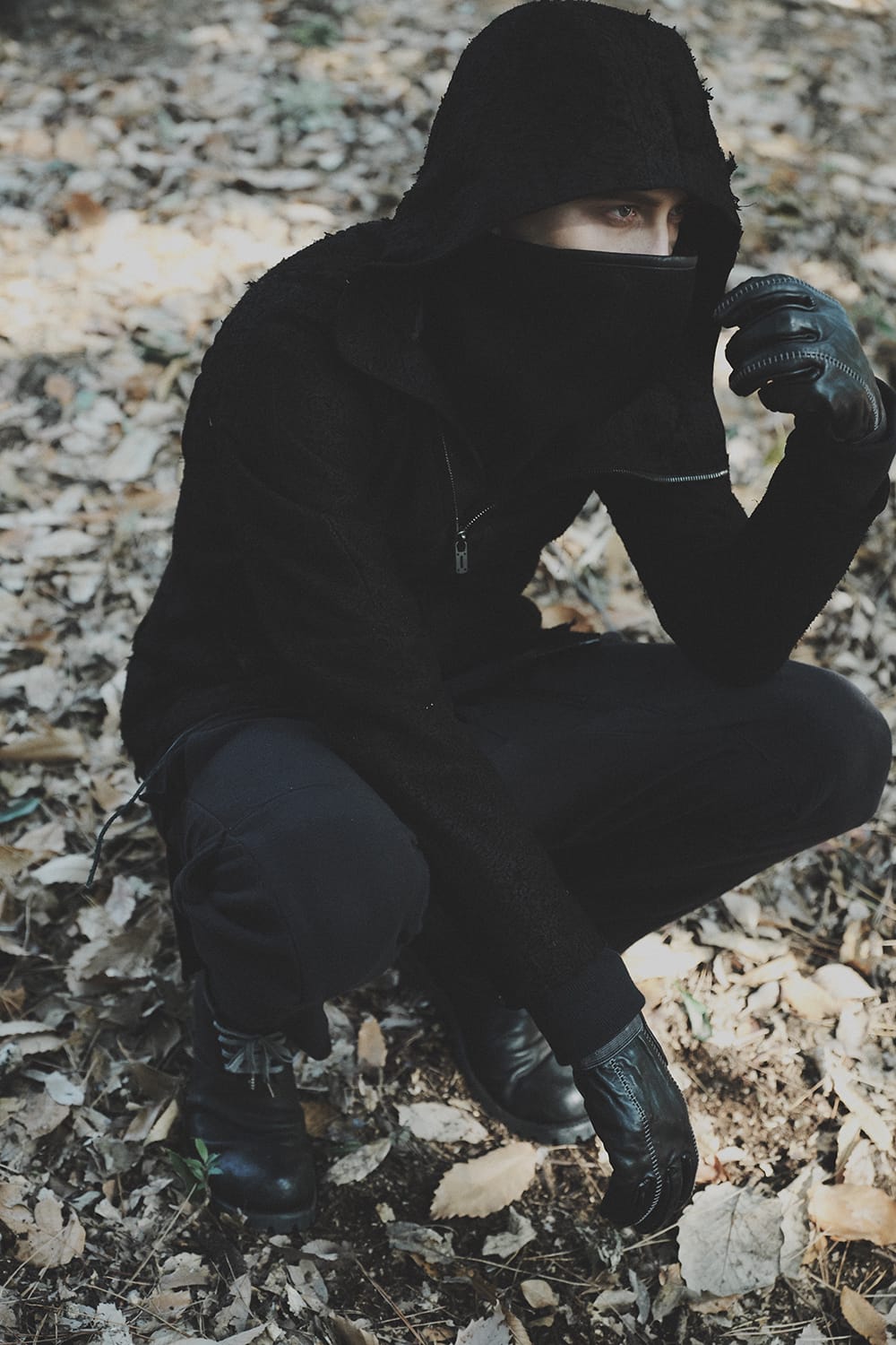 Destroy Deer skin Hooded jacket