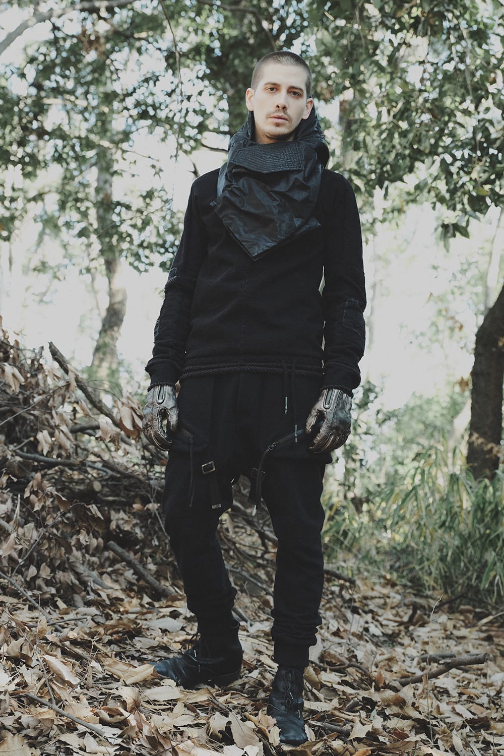 Heavy cotton jersey Crust pullover