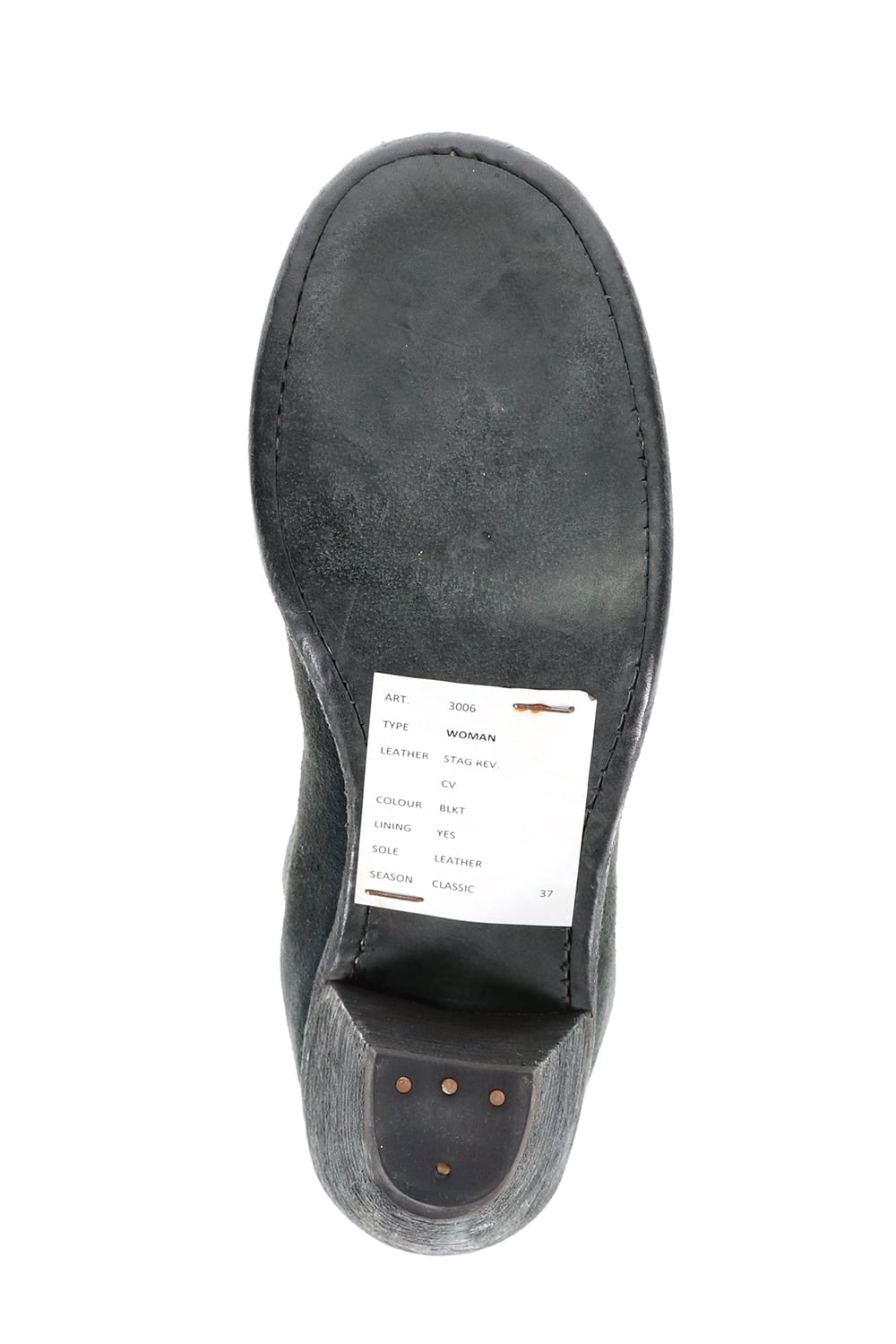 3006 - High Heel Long Back Zip Boots