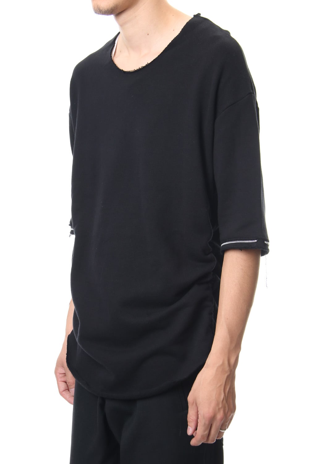 Removable Sleeves Pullover - blkblk