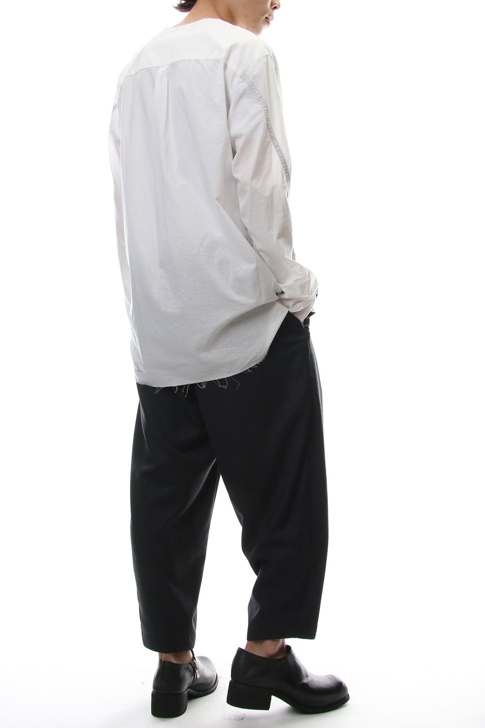 No color ribbon shirts - White