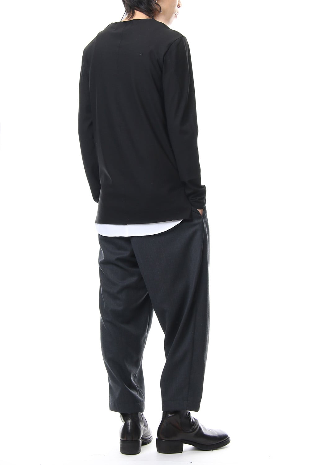 Layered Cutsew 3RD - BLK/WHT