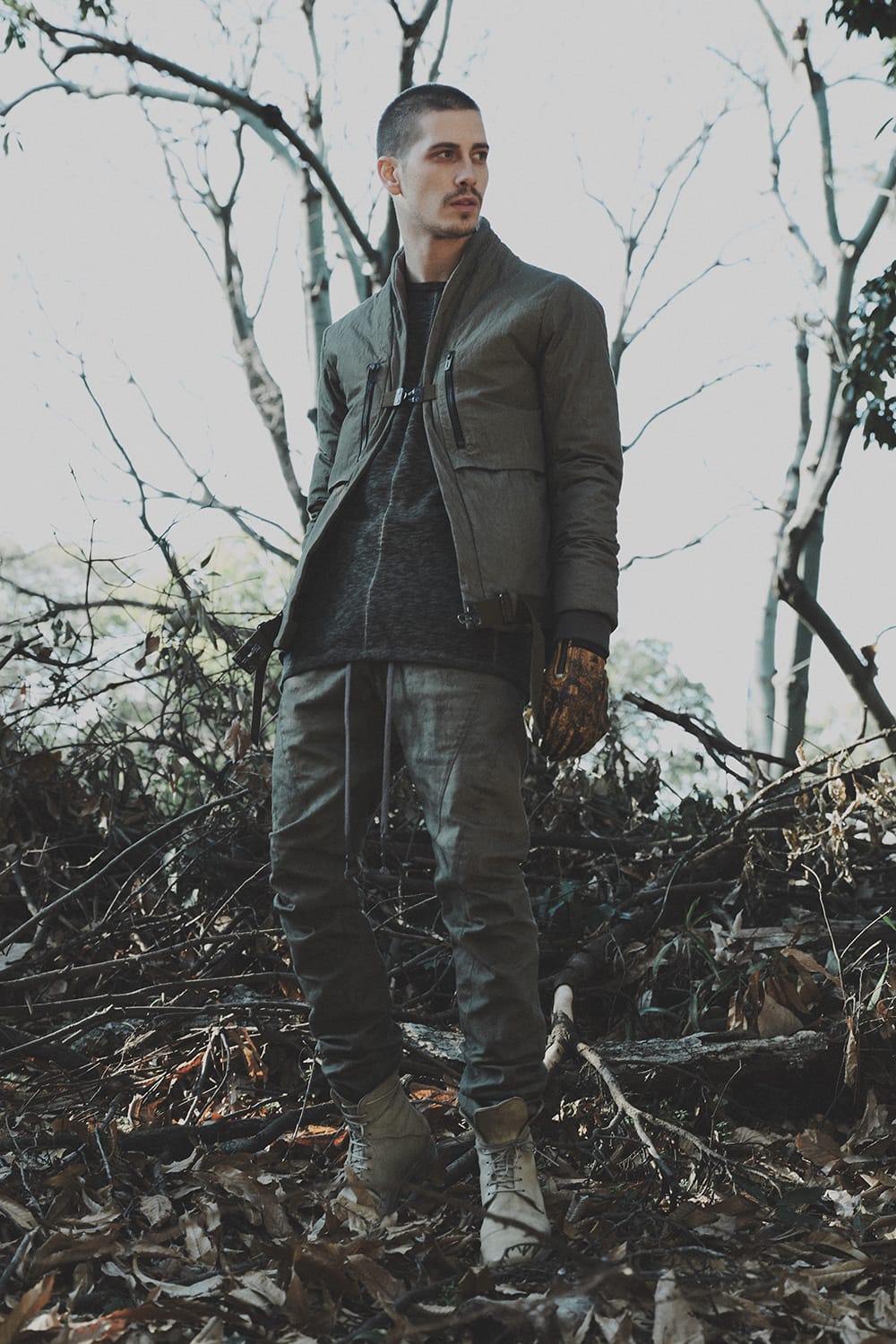 NC Damp down Bomber jacket Khaki