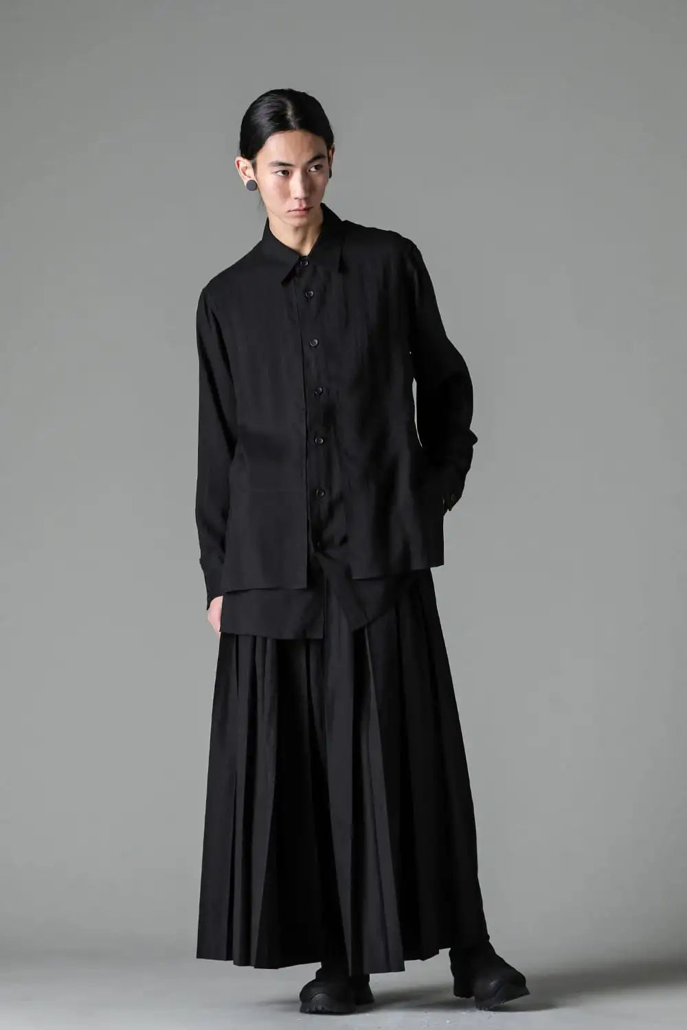 サルエル プリーツパンツ