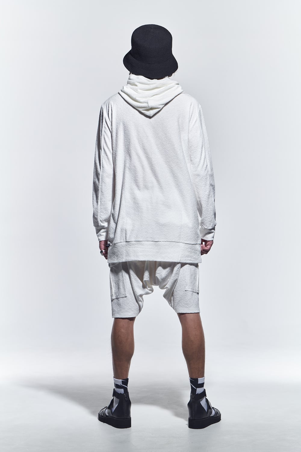 Saruel Half Pants White