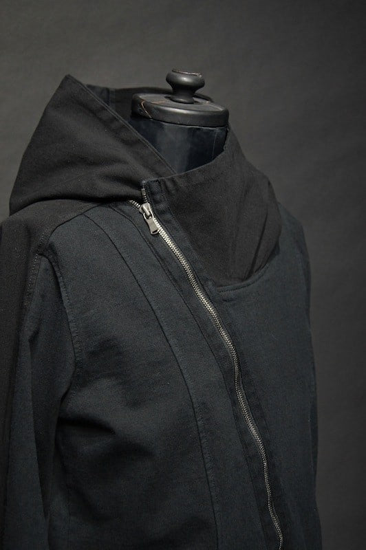 The Viridi-anne 16SS ZIP UP Paneled Sweat Hoody