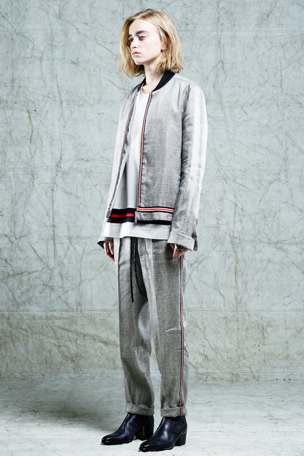 Linen Lame Ox DRAWSTRING EASY PANTS