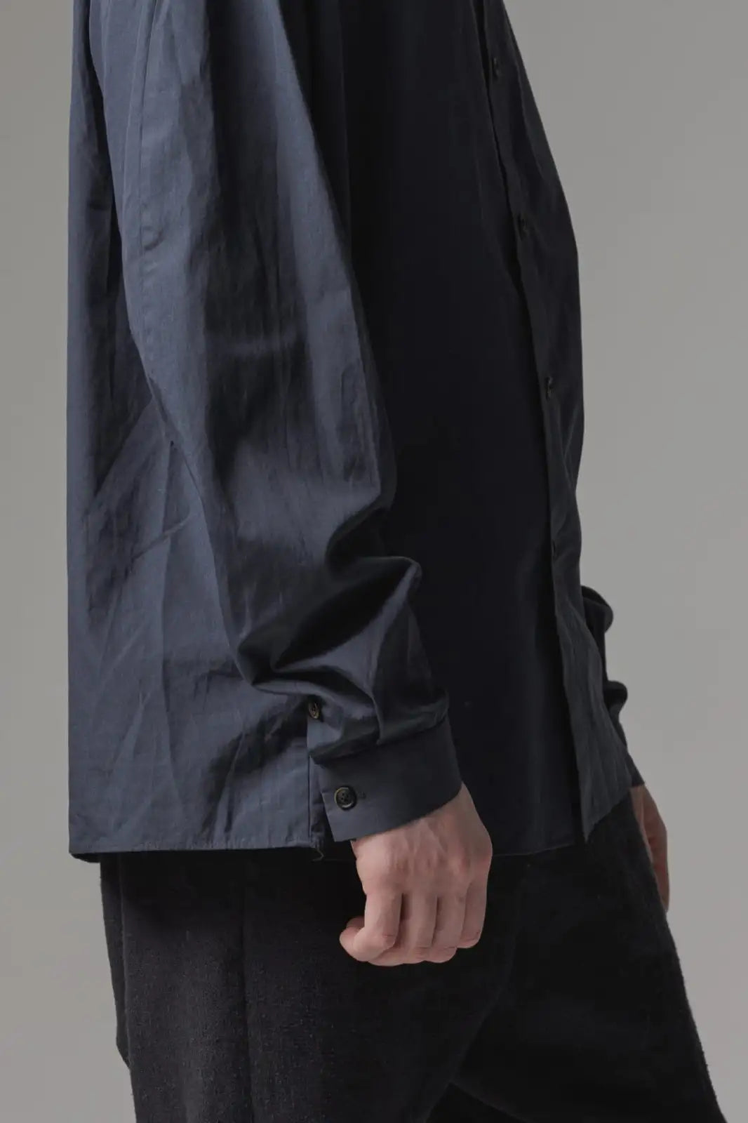 Shirt 120/2 cotton Blue Gray