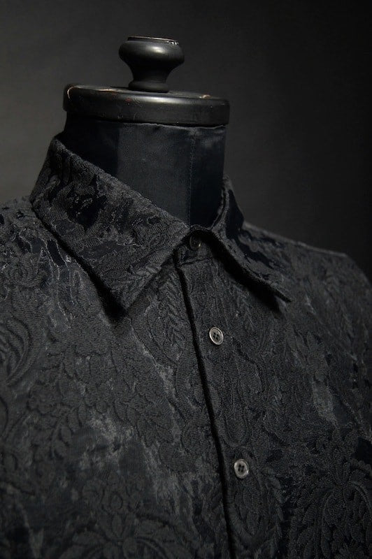 GalaabenD 16SS Organdy Rococo Embroidery Shirt