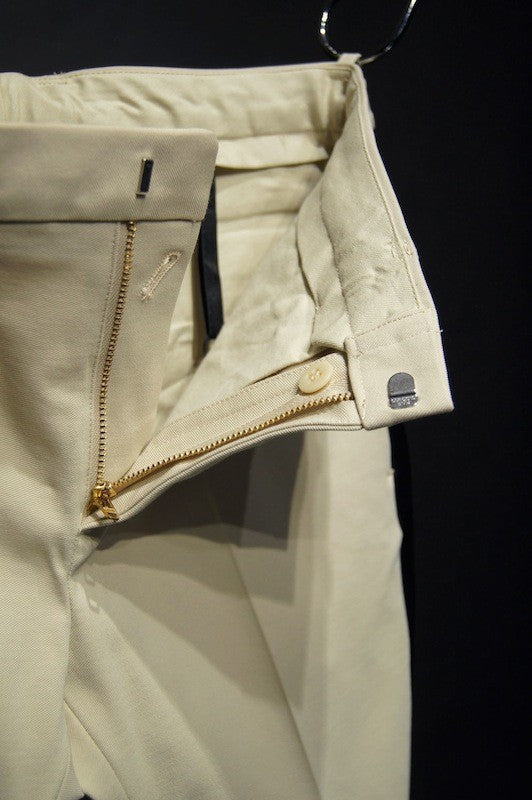 GalaabenD 16SS COOL MAX Sideline Slacks BEIGE×BLACK