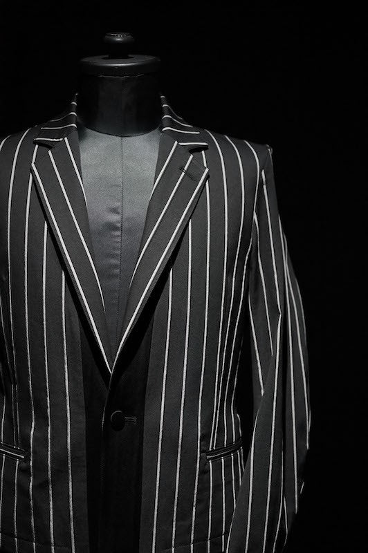 GalaabenD 16S Tuck Stripes Stretch Jacket BLACK