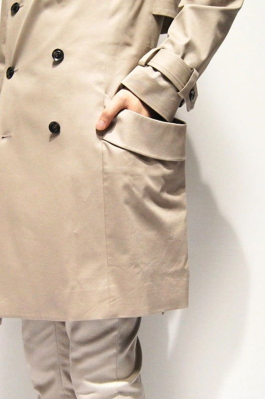 GalaabenD 14PS C/Ly Gabardine Stretch Trench Coat