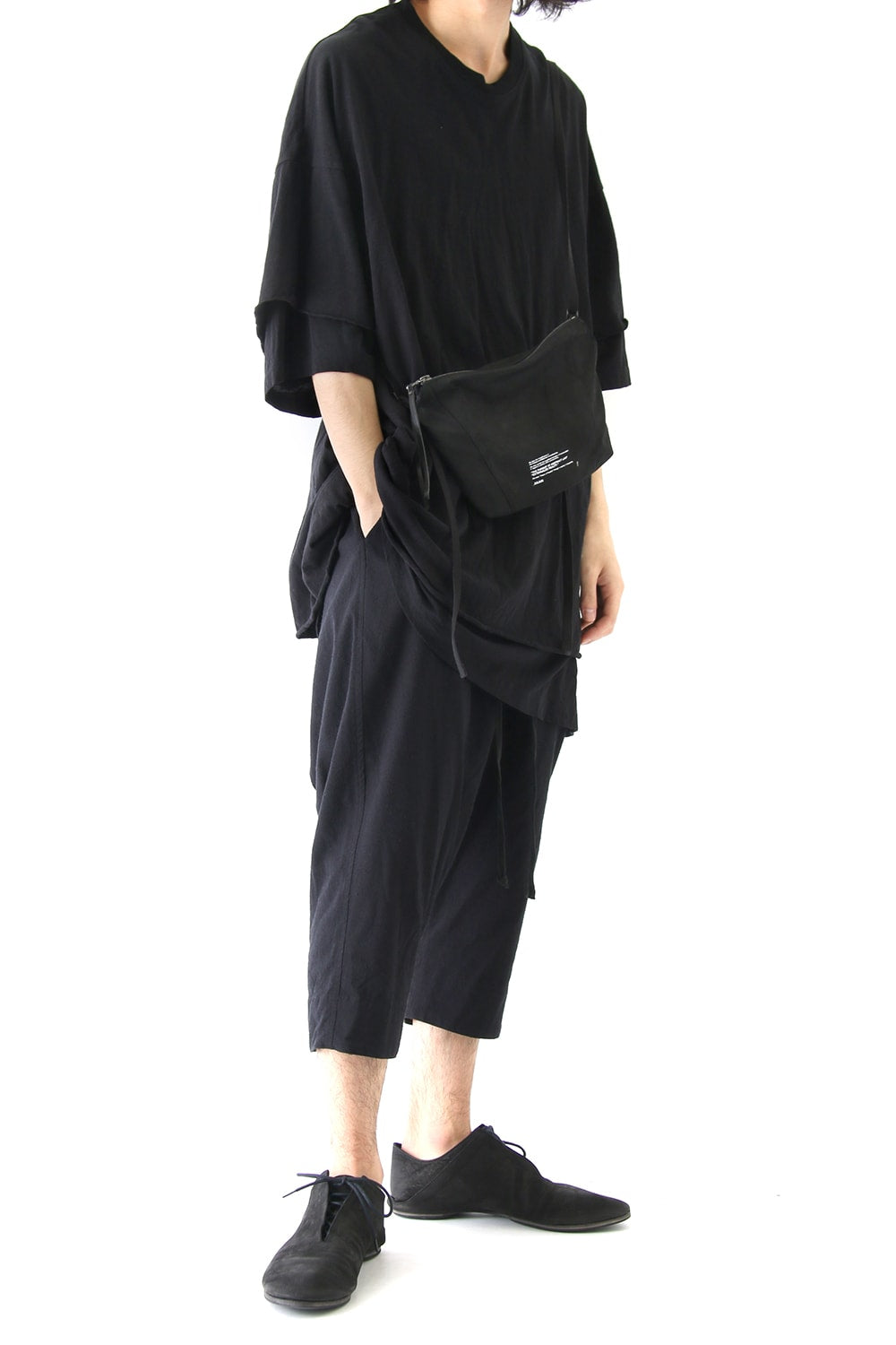 Polygon Musette Bag (COATED GOAT SUEDE)