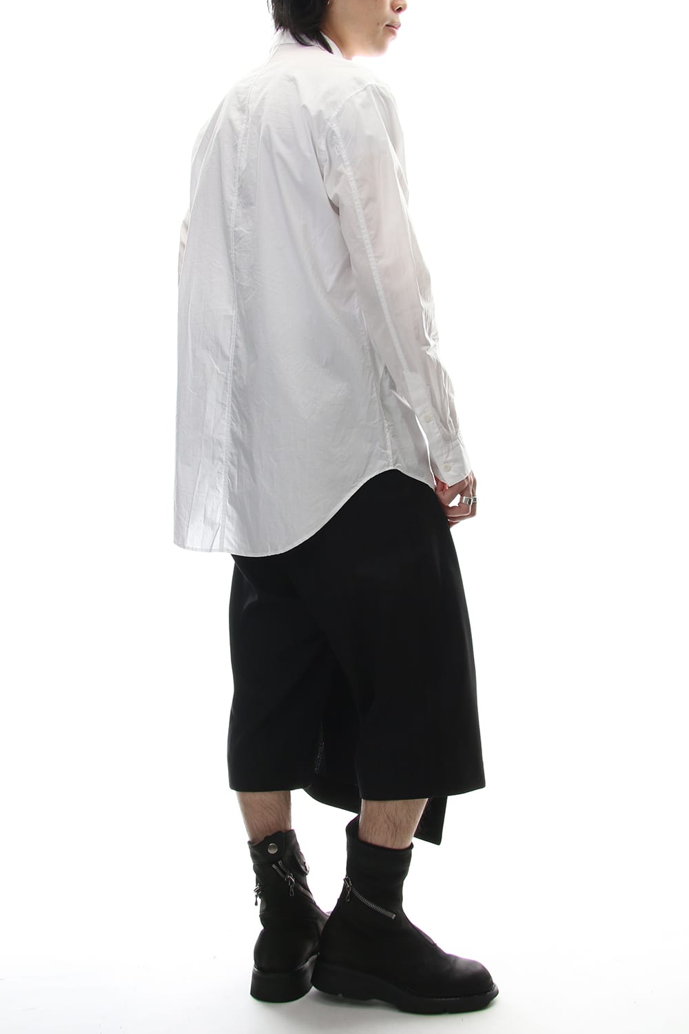 SEAMED SHIRT White